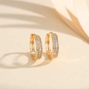 LANME JEWELRY Anting Hoop Korea Anting Titanium Emas Earring Premium Anting Titanium Untuk Wanita Y203