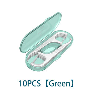 Dental Floss Picks with Travel Case 10 PCS Disposable Toothpicks Picks Set Professional Clean Flossers Dental Floss Sticks for Oral Care