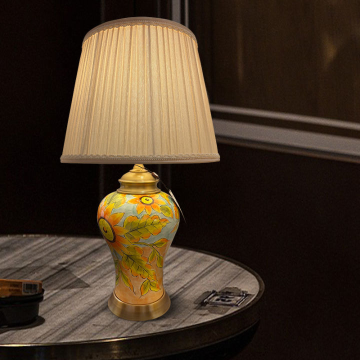 Ceramic Vase Table Lamp Modern High-end American Type Living Room Sofa  Coffee Table Lamp Nordic Bedroom Bedside Lamp Lazada PH