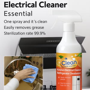 Refrigerator And Kitchen Appliance Cleaner Kitchen Cleaner Spray Heavy Oil Stain Remover Spray Refrigerator Cleaning Spray