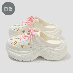 [Free Shipping] Thick-Soled Clogs For Outdoor Wear New Summer Home Slippers Non-Slip Water Shoes For Women