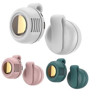 Quạt Mini Kẹp Áo Không Cánh 360° | Quạt Đeo Người Sạc USB Gió Mạnh Êm Nhỏ Gọn Pin Lâu