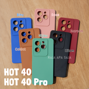 Soft Case For INFINIX HOT 40i 40 Pro Cover Casing Silicon Karet Pelindung HP Terbaru 2024