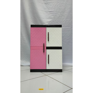 Lemari Plastik Susun 2 Kombinasi Galaxy Mini