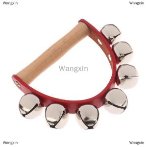 [COD] Wangxin Handbell Hand Bells With 5pcs 7pcs Jingle Bells Wood Handle Musical Instrument Bell Toy Gift For School Music Class Home Daycare