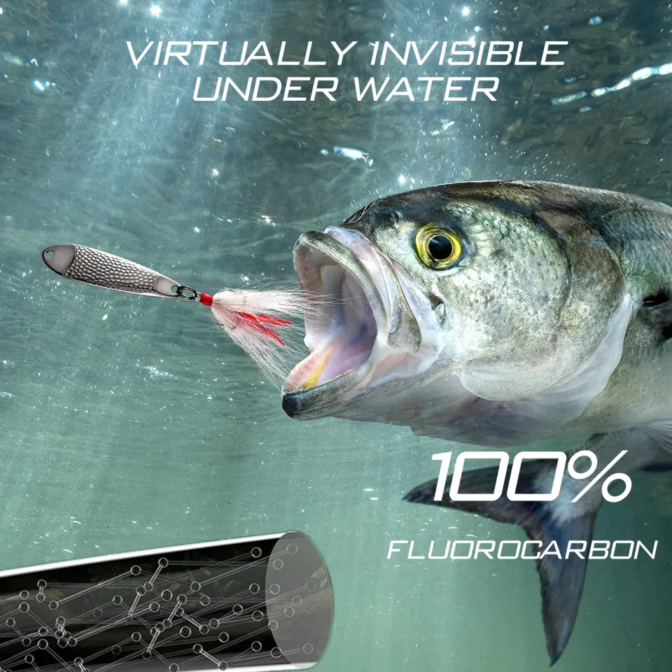 Sougayilang New Leader-Line 100% Pure Sink Fluorocarbon Fishing
