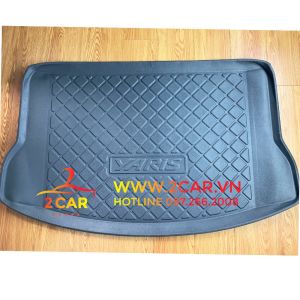 Lót cốp nhựa dẻo xe Toyota Yaris 2015- 2022 Không mùi không thấm nước
