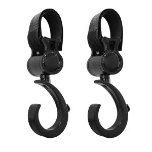 2Pcs Baby Stroller Hook Stroller Hanger Grocery Hooks Hanger Diaper Backpack Shopping Bag Hooks Car Hanger Hooks Car Accessories Cangkuk 挂钩