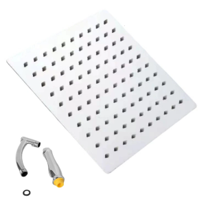 Áp lực cao vòi sen phun mưa phòng tắm mưa vòi sen thép không gỉ đầu vòi sen lớn vòi sen cong đầu vòi sen Extender