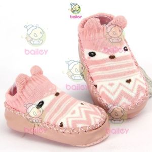 Baby Walking Socks Shoes Non-Slip Soft Floor Shoes Cute Baby Leather-Soled Sock Footwear COD
