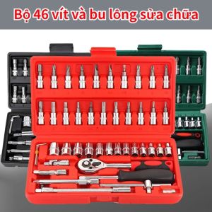 Bộ Dụng Cụ Mở Bulong Ốc Vít Đa Năng 46 Chi Tiết - Hàng Mới Không Han Gỉ Loại Tốt