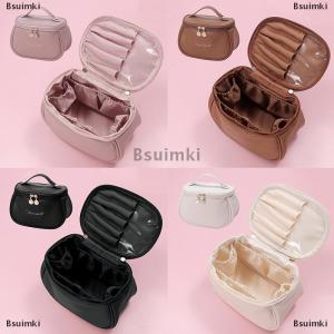 [COD] Bsuimki Xách tay công suất lớn xách tay Túi mỹ phẩm lưu trữ du lịch túi vệ sinh cá nhân mỹ phẩm không thấm nước lưu trữ túi