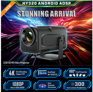 MINI 4K HD Android smart home theater portable home short-throw projector