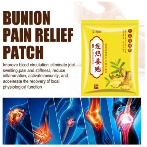 New 80pcs Herbal Ginger Patches Original for Pain Relief Promote Blood Circulation Knee Neck Back Pain Relief Improve Sleep Patch