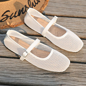 Free Shipping 2026 Summer New Plus Size WomenS Casual Comfortable Retro Hollow Mesh Flats One Size Fits All