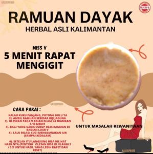 ( AUTO PERAWAN) RAMUAN DAYAK ORIGINAL 10GR ASLI KALIMANTAN