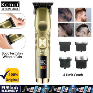 Kemei KM-2359 Hair Clipper Razor For Haircut Rechargeable Hair Trimmer High Torque Zero Backlash T-Blade Cut Machine