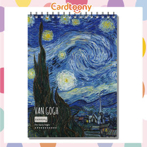 Sketchbook A4 Aesthetic Buku Sketsa Gambar Vertikal Spiral