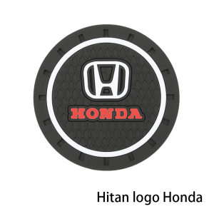 2 Buah Tempat Gelas Mobil Toyota Honda Anti Debu Anti Slip Bahan PVC Car Cup Pad Interior Mobil Tatakan Gelas Mobil
