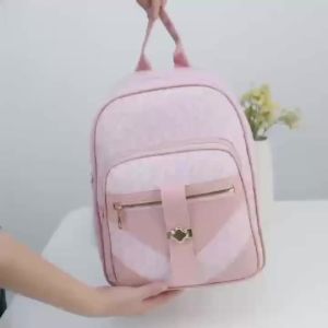 FRIDA BAG#8336 PU-Leather Backpack for Girls Large Capacity with Multiple Pockets Casual Daypack
