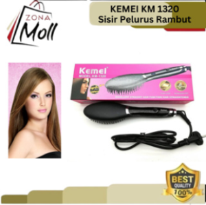 Kemei 1320 Sisir Catok Pelurus Rambut Elektrik Hair Straight Comb