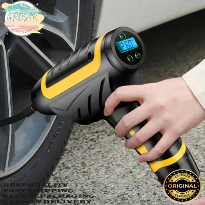 TERMURAH AIKESI Pompa Ban Mobil Tire Air Compressor 120W 150PSI / Jump Starter Aki & Charger