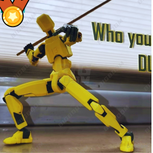 Mô Hình Robot 3D DUMMY 13 Với Khớp Cử Động được