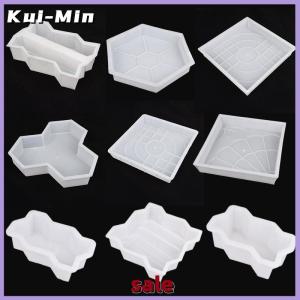 Kui-Min Diy Path Maker Concrete Molds Garden Pavement Mold Road Path Paving Brick Mould