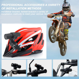 Motorcycle Driving Recorder Mobile Internet HD 1080P Waterproof Motorcycle Helmet Sports DV Outdoor Recorder Monocular Telescope