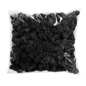 BETTERFORM 100Pcs Handmade Artificial Flowers Foam 3.5cm Foam Rose Gift Wreath Making Artificial Rose Flowers Home Decor