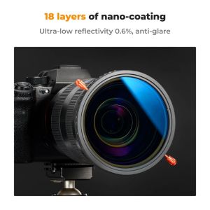 K&F Concept ND CPL 2in1 Filter 37-82mm CPL ND Filter Variable ND Multifunction Filter ND2 ND32 67mm VND Filter ND2-32 C Series