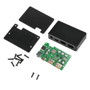 Diymore Bộ điều pin năng lượng mặt trời tự làm điều chỉnh sạc điều khiển năng lượng mặt trời Cổng USB kép + Loại C + DC hỗ trợ QC3.0 pd2.0