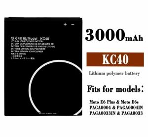 High Quality 3000mAh KC40 battery for Motorola Moto E6 plus XT2025 1 XT2025 2 Cellphone