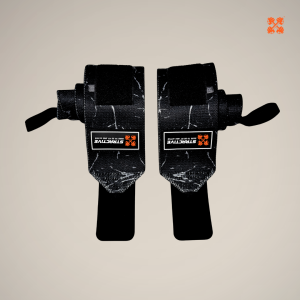 Stractive® Wrist Wraps - Grunge Black (2pcs) | Premium Gym Straps for Wrist Support Weightlifting CrossFit and Strength Training | Adjustable Durable and Stylish Workout Gear for Fitness Enthusiasts
