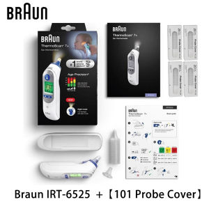 [Hàng chính hãng Đức] Nhiệt kế Braun 6525 ThermoScan 7 nhiệt kế đo tai IRT 6525