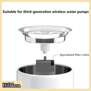 [Hilldora] 6 12pcs thay thế bọt bộ lọc cho Eversweet 3 Pro Solo 2 Solo SE bơm không dây Pet đài phun nước thay thế bơm lọc