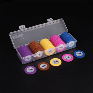 Bộ phỉnh poker 100 chip đồ chơi tương tác game
