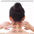 Neck Massage Pillow Neck Massager Neck Pain Repair and Cervical Spine Correction Device Traction Pillow Anti Arch Pillow人体工学颈椎按摩枕. 