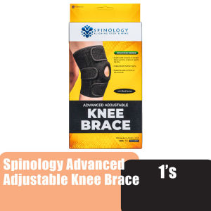 Spinology Advanced Adjustable Knee Brace Sport With Metal Spring Fitness Knee Guard Support Elastic Guard Lutut Pelindung Lutut 护膝 护膝套