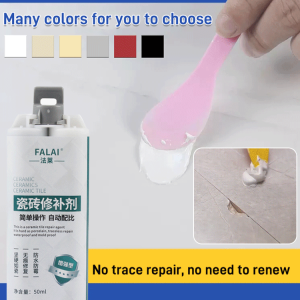 Tile Repair Paste Marble Repair Crack Filler Tile Crack Sealer Quick-drying Glaze For Potholes  Gaps And Surface Damage