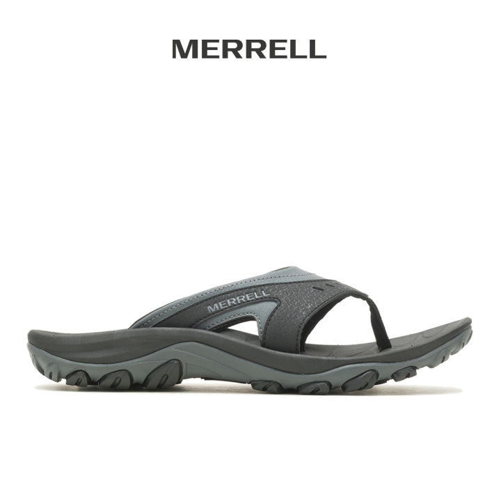 Merrell Huntington Sport Flip Black Mens Sandals Water Lazada PH