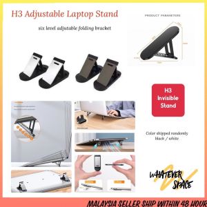 H3 Adjustable Laptop Stand for Computer Keyboard Holder Mini Portable Legs Laptops Stands Notebook Aluminum Support