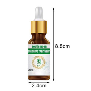 ORIGINAL Tinnitus Liquid Ear Drops Infection Treatment Cleaning Liquid Ear Ringing Relief Treatment Earwax Remover Earache Liquid Ear Pruritus Liquid Detergent Ear Infection Treatment Cleaning Liquid Ear Disease （20ml）