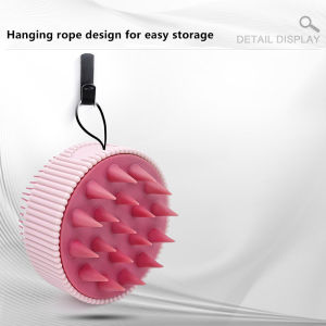 【จัดส่งภายใน 2-3 วัน】 เครื่องนวดหนังศีรษะซิลิโคนแบบนิ่มขนาดมือถือแปรงผมเครื่องนวดหนังศีรษะสำหรับทำความสะอาดอย่างล้ำลึกดูแลหนังศีรษะ