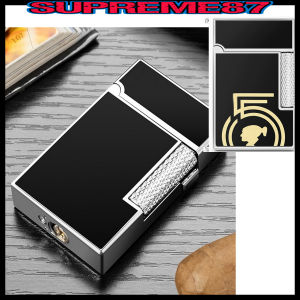Cuban Dual Flame Butane Torch Lighter Windproof Dual Flame Adjustable Flame Lighter Jet Lighter