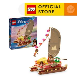 LEGO Disney Princess 43270 Moanas Adventure Canoe (529 Pieces) Building Blocks Kids Toy