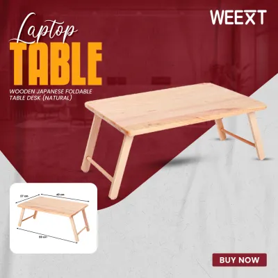 Weext Wooden Folding Laptop Table