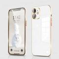 Jingsanc เคสเคลือบสำหรับโทรศัพท์ C71 POCO Case กันกระแทกสุดหรูขอบตรง TPU แบบนิ่มเคสกันชนโลหะชุบสองด้านพร้อม A14-1ฝาหลังป้องกันเลนส์เต็มรูปแบบ. 