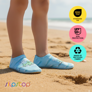 SLIPSTOP Surf Rider Boys Kids Aqua Shoes | Water Swim Shoes | Non-Slip Beach Shoes for Pool & Sea