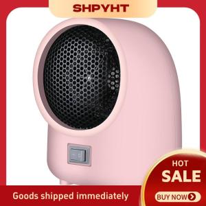 SHPYHT✨ US EU Portable Desktop Electric Heater Warm Air Blower Small Quick Heating Indoor Heating Dormitory Home Office Winter Heater